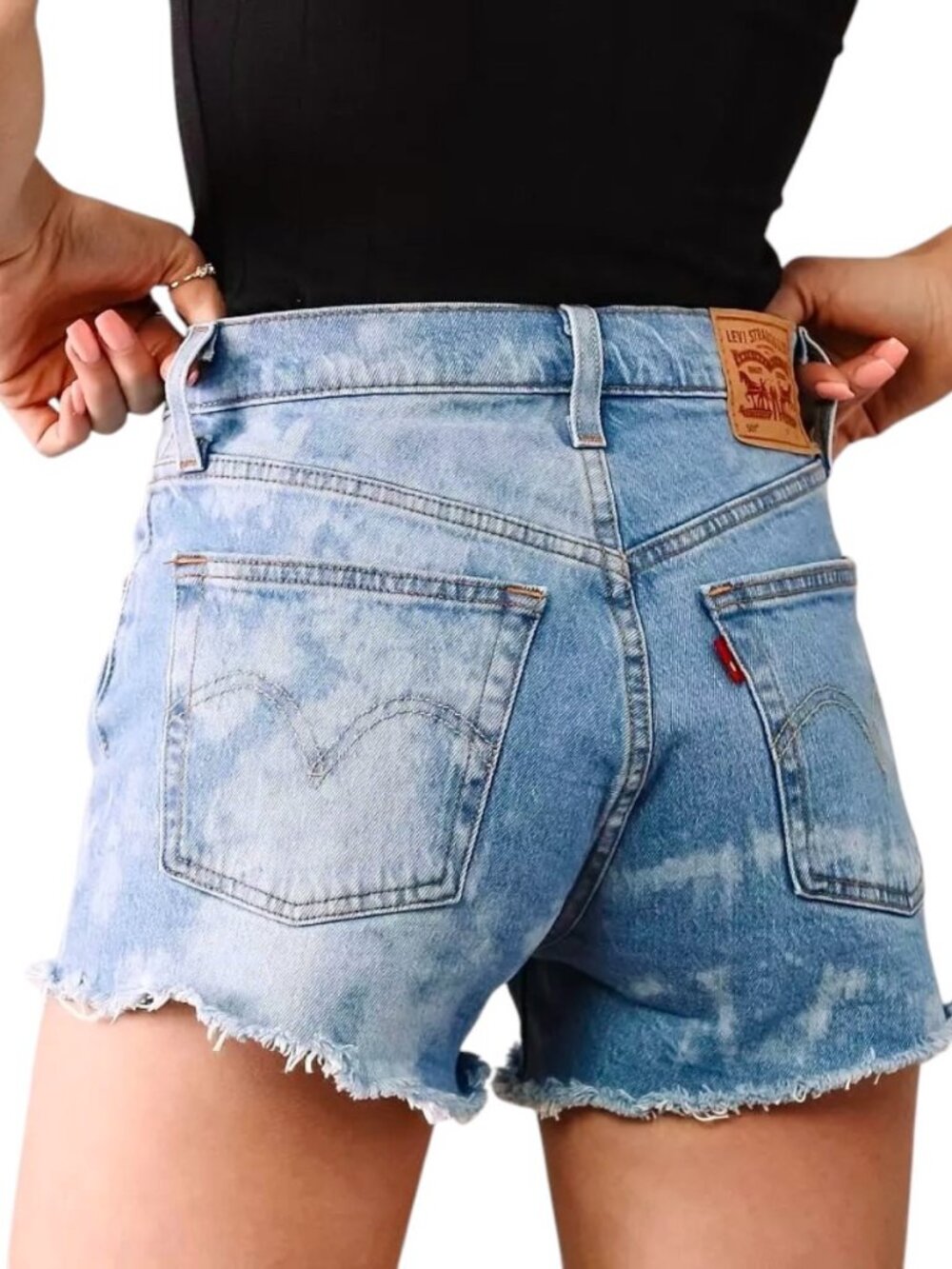 Levi's 501 High Rise Stretch Short - Picture 7 of 9